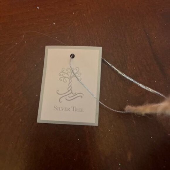 Rustic Acorn Hanging Christmas Decorations Set Of 2 Natural wood texture - Picture 9 of 11